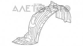 Bara de protecție față stânga Mazda 3 14-18 BM