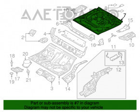 Корыто багажника Mazda 3 14-18 BM