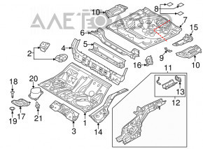 Корыто багажника Mazda 3 14-18 BM