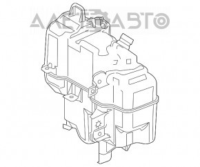 Rezervorul de spălare a parbrizului Mazda 3 14-18 BM, fabricat în Japonia, nou, original OEM