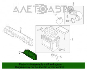 Conducta de aer pentru filtrul VW Atlas 18- 2.0T, 3.6 nou OEM original