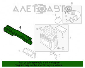 Receptor de aer VW Atlas 18- 2.0T, 3.6