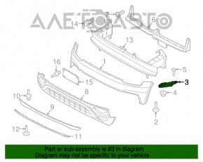 Suport bara fata stanga VW Atlas 18-20 Dorest nou original OEM