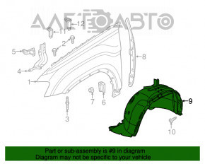 Bara de protecție față dreapta VW Atlas 18-20, nouă, originală OEM