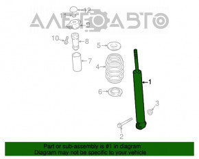 Amortizor spate dreapta VW Atlas 18- nou OEM original