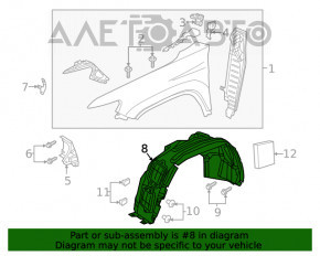 Bara de protecție față stânga Jeep Cherokee KL 19-