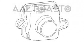 Camera de vizionare spate pentru Jeep Cherokee KL 14-18 cu un ciob în geam