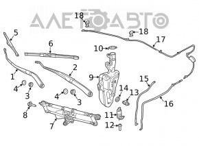 Бачок омывателя Jeep Compass 17-