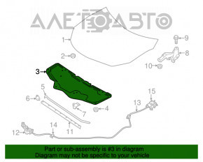 Izolarea capotei Nissan Sentra 16-19 reprezintă o îmbunătățire.