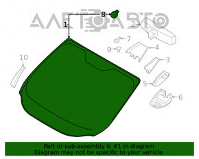 Лобовое стекло Ford Escape MK3 17-19 рест