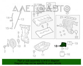 Corpul filtrului de ulei Jeep Compass 11-16 2.4-2.0