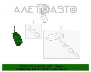 Monitorizarea presiunii anvelopelor TPMS - Receptor Toyota Camry v50 12-14 SUA