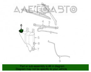 Capacul rezervorului de lichid de spălare Dodge Journey 11- nou, neoriginal.