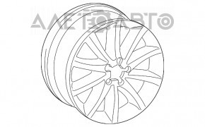 Roată de 18 inch pentru Audi A4 B8 13-16