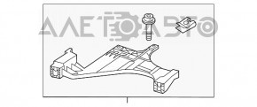 Крепление переднего бампера под фарой внутр левое Audi A4 B8 13-16 рест