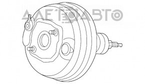 Amplificator de vid Audi A4 B8 13-16 restilizat, ghidon rupt.