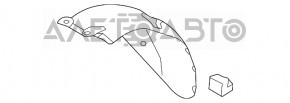 Aripa spate stânga, partea din spate, Hyundai Elantra UD 11-16, nou, original OEM.