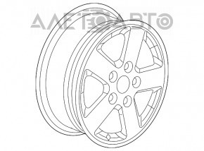 Диск колесный R17 Dodge Journey 11- тип 1, бордюрка