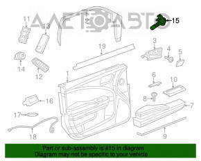 Компьютер двери передней правой Chrysler 300 11-