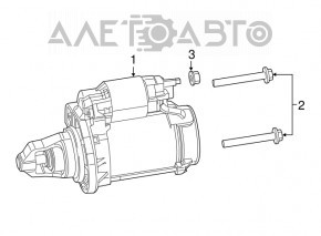 Стартер Dodge Charger 11- 3.6