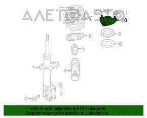 Suport amortizor față dreapta Hyundai Santa FE Sport 13-18, nou, original OEM.