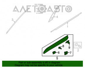 Capac usa fata inferioara stanga Hyundai Santa FE Sport 13-18 nou OEM original