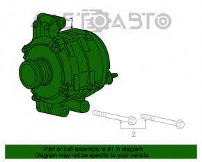 Generatorul Jeep Cherokee KL 14-18 2.4