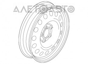 Roata de rezerva pentru Audi A4 B8 08-16 R19 125/70