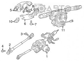 Шлейф руля Jeep Compass 17-