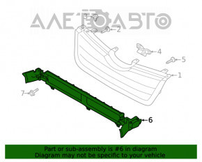 Jaluzele deflectorului radiatorului asamblate pentru Subaru Forester 19- SK