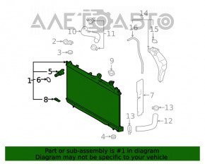 Radiator de răcire apă Subaru Forester 19- SK