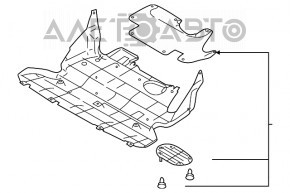 Protecția motorului Subaru Forester 19- SK nou, neoriginal