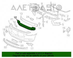 Absorbantul de bara fata pentru Infiniti QX60 16- este nou, original OEM