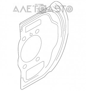 Capac disc de frână față stânga Nissan Rogue 14-20 nou aftermarket