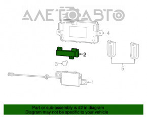 Антенна keyless Dodge Charger 15-20 рест