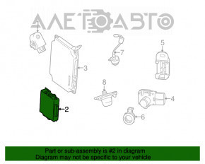 Modul de control al asistenței de parcare Lexus RX350 10-15