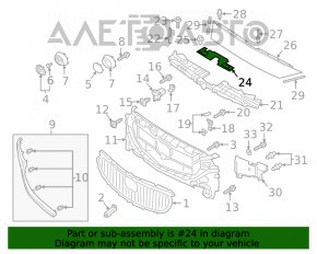 Montajul inserției televizorului Mazda 6 13-21, nou OEM original