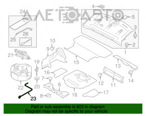 Manerul cricului Subaru Forester 14-18 SJ