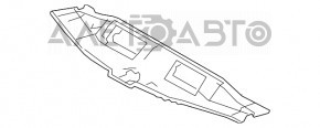 Накладка телевизора Toyota Camry v70 18- новый OEM оригинал