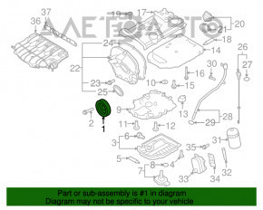 Roata dintată a arborelui cotit Audi Q5 8R 11-17 2.0T