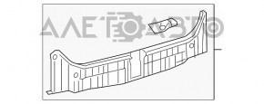 Capacul portbagajului Toyota Camry v70 18- nou OEM original