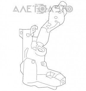 Бачок омывателя Honda CRV 17-22 без горловины