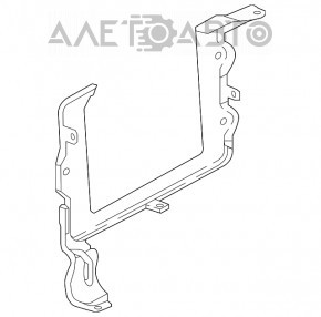 Suportul blocului ECU cu carcasă pentru Honda Civic X FC 16-21 complet asamblat.