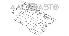 Protecție podea stânga Audi Q5 8R 09-17 nou neoriginal.