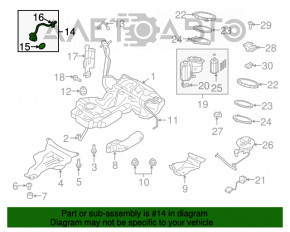 Крышка заливной горловины бензобака Audi Q5 8R 09-17