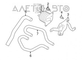 Radiator de ulei pentru cutia de viteze automata Subaru Impreza 17- GK