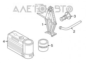 Manerul cricului Jeep Renegade 15-