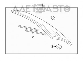 Geam spate portbagaj Audi Q5 8R 09-17