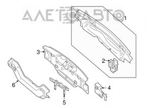 Panoul din spate Audi Q5 8R 09-17, set de 3 piese.