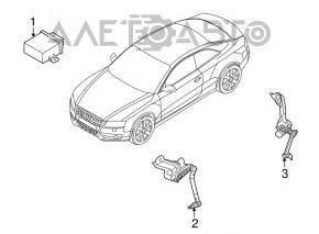 Блок управления светом HEADLIGHT CONTROL Audi Q5 8R 09-17